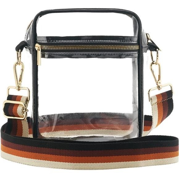 Bags Clear Crossbody Bag Stadium Approvedadjustable Shoulder Strap